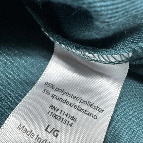 JUICY COUTURE Velour Tracksuit  Track Suit Large Rare Dark Seafoam Rhinestones - Picture 8 of 15